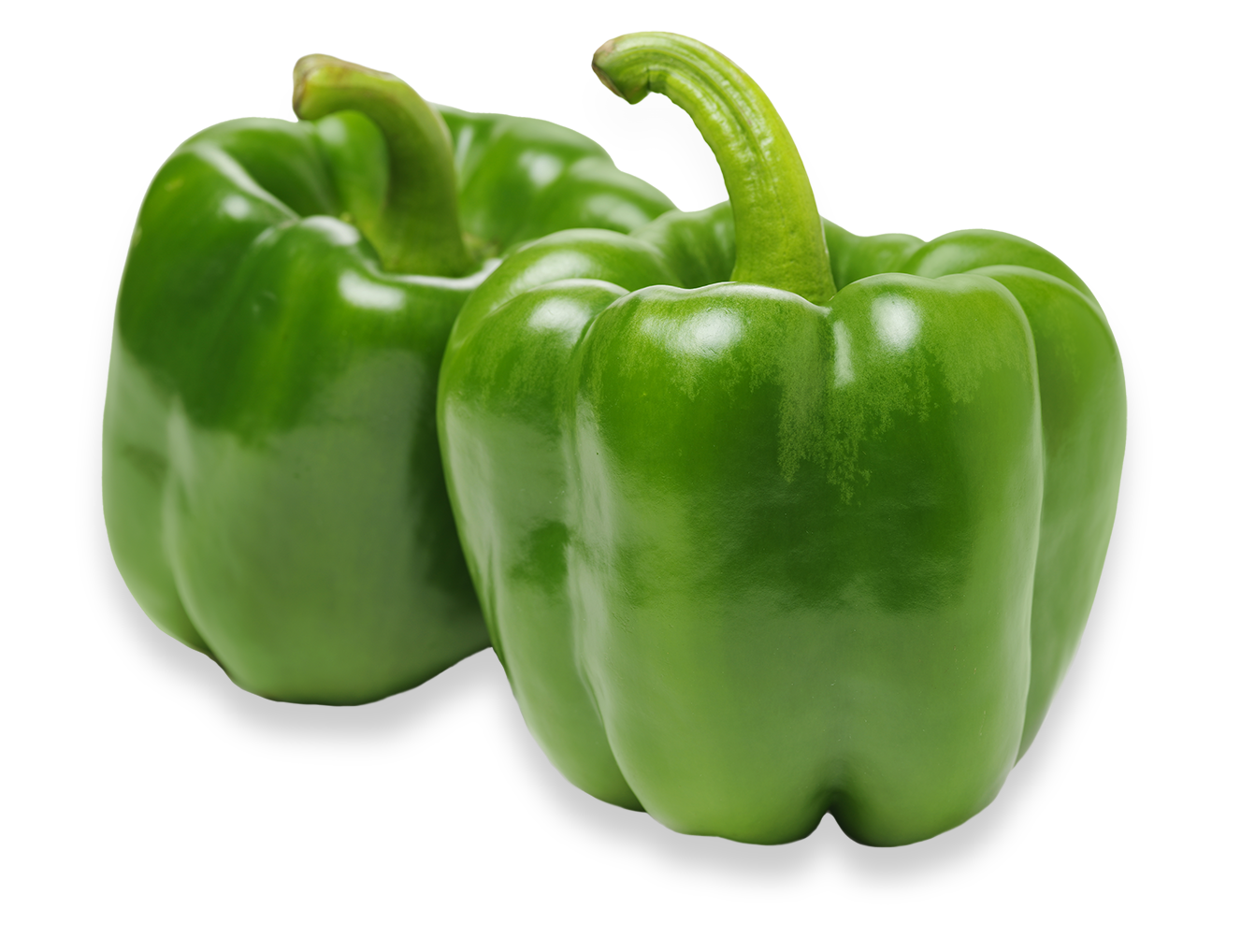 Fresh green peppers